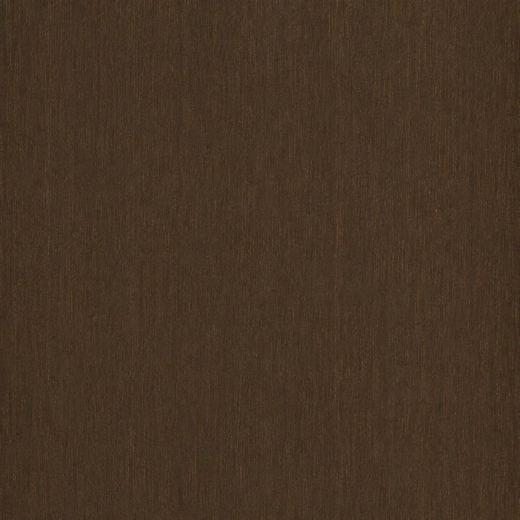 Bronze anodised aluminium — dark brown metal with a vertical brushed grain
