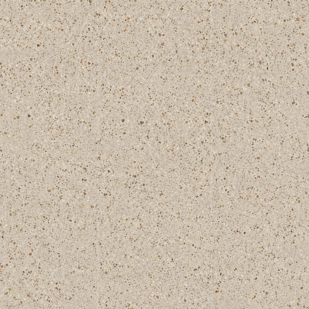 Ceppo di Gres — beige stone with coarse brown and grey aggregate, in jointed panels