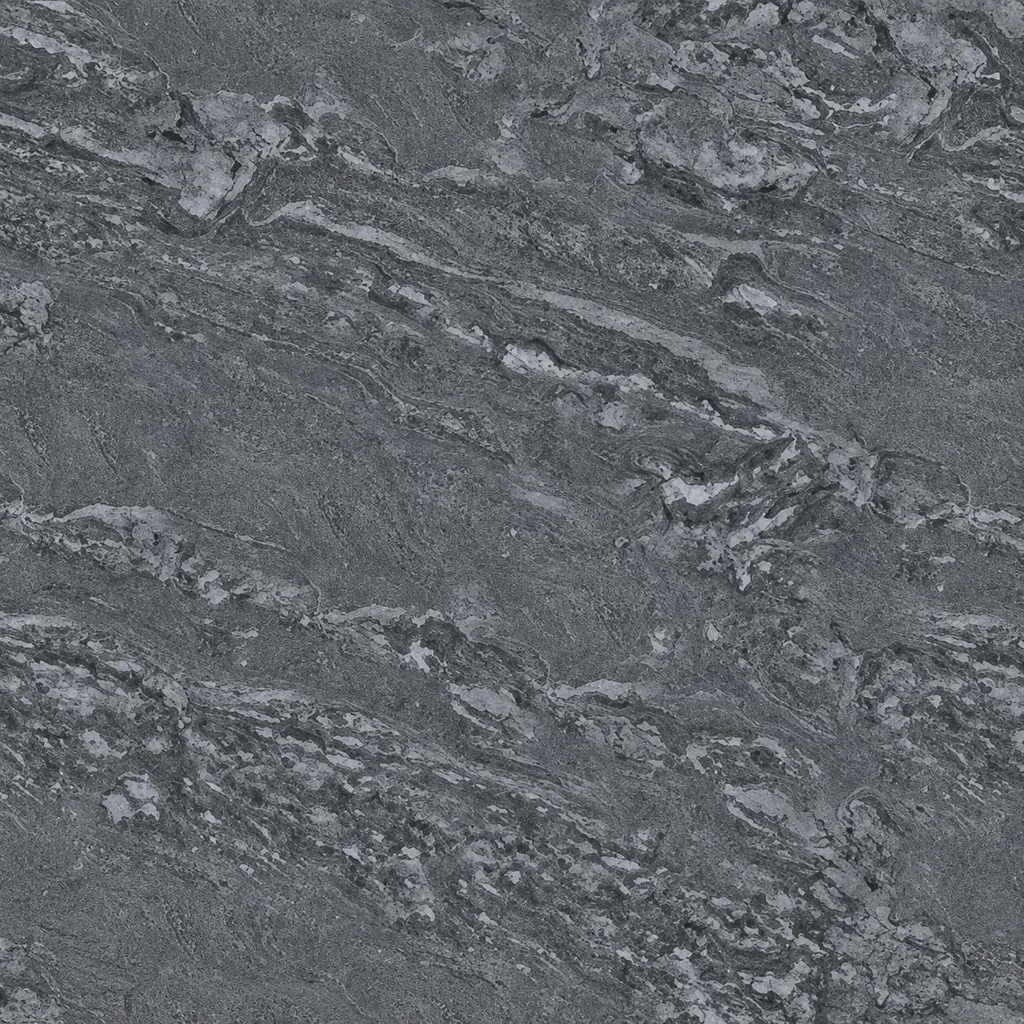 Grey marble — pale veining running diagonally across a dark grey ground